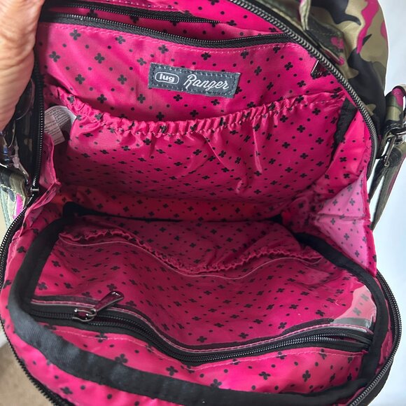 Lug Ranger Quilted Camo Crossbody Travel Bag - Picture 6 of 7